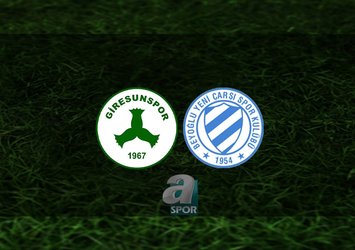 Giresunspor - Beyoğlu Yeni Çarşı maçı ne zaman?