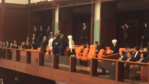 Beştepe’deki törene katılan ünlüler