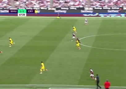 GOL | West Ham United 2-1 Crystal Palace