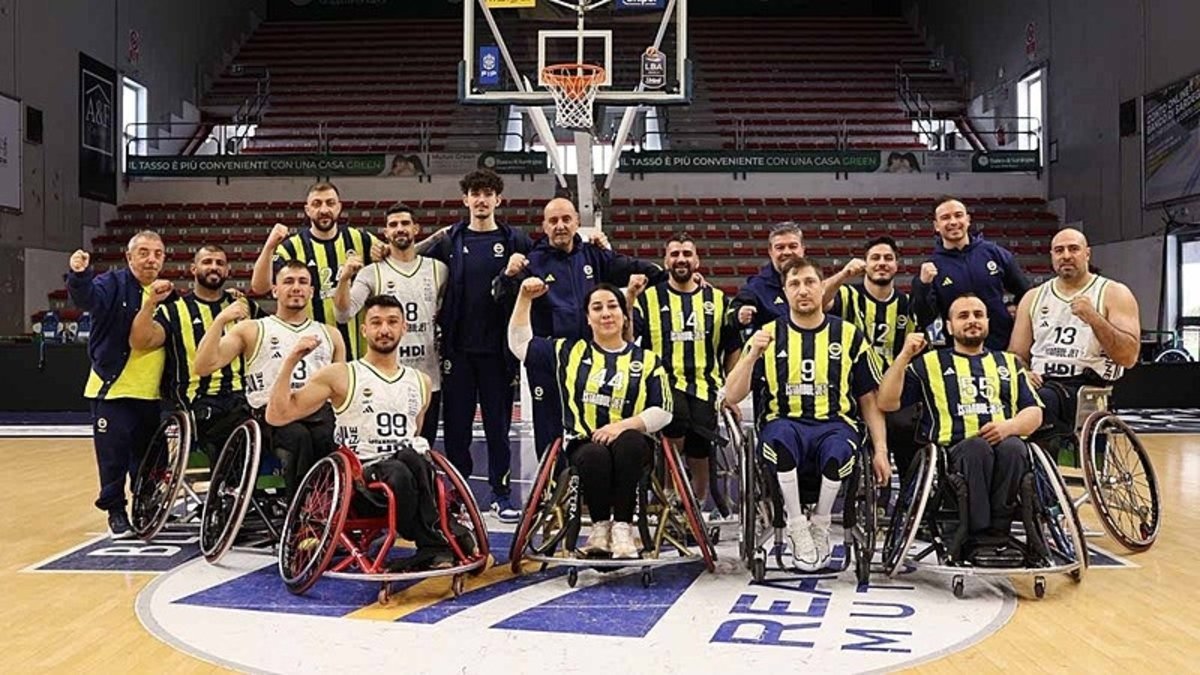 Fenerbahçe Tekerlekli Sandalye Basketbol Takımı, Galatasaray'ı yenerek Avrupa Şampiyonu oldu