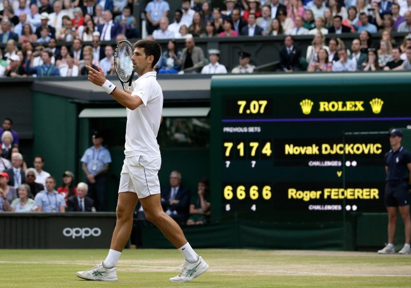 Nefes kesen Wimbledon finalinden kareler