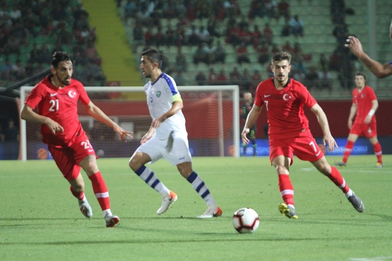 Türkiye - Özbekistan maçından kareler...