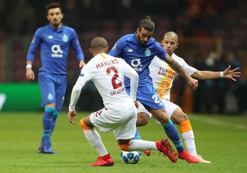 Galatasaray - Porto maçından kareler