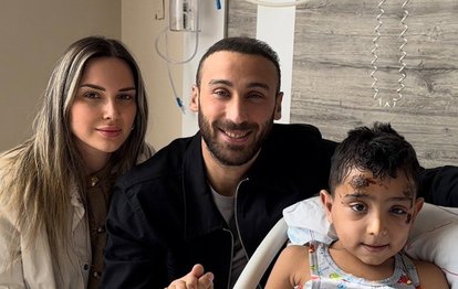 Beşiktaşlı Cenk Tosun depremzede Cavit’le görüştü