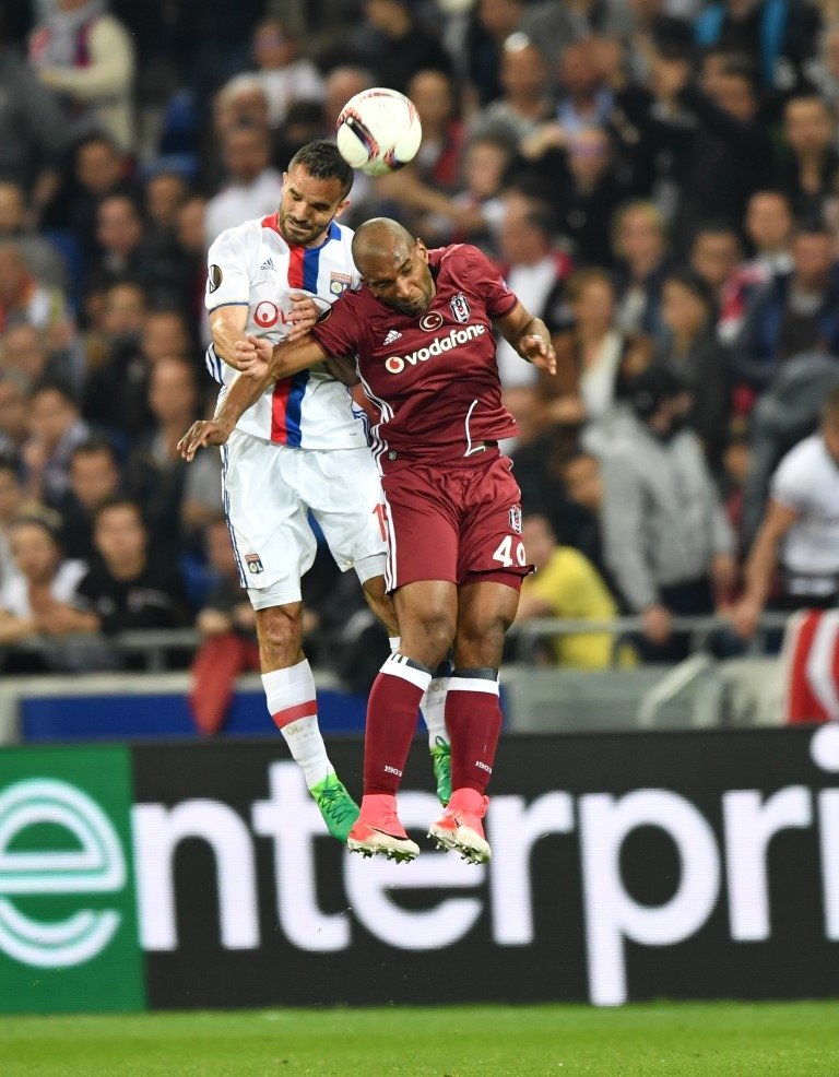 Olympique Lyon - Beşiktaş maçından kareler