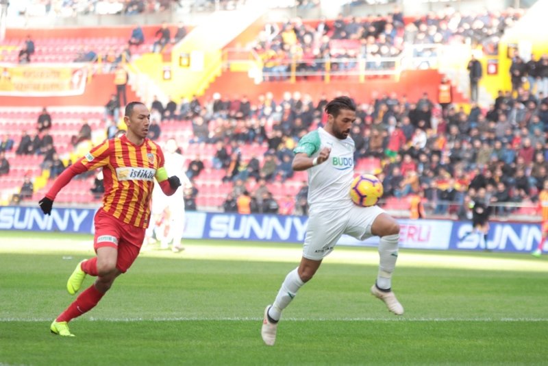 Kayserispor - Bursaspor Maçtan kareler