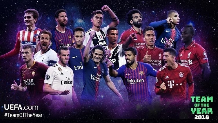 UEFA 2018 yılının 11’ini açıkladı