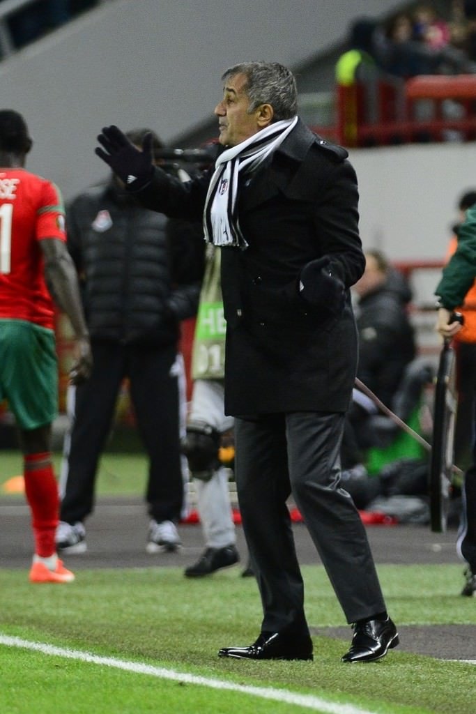 Lokomotiv Moskova - Beşiktaş maçından kareler