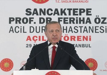 Başkan Recep Tayyip Erdoğan hastane açılışını yaptı!