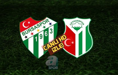 Bursaspor - Ceyhanspor maçı CANLI İZLE! Ziraat Türkiye Kupası 3. Tur A Spor HD izle