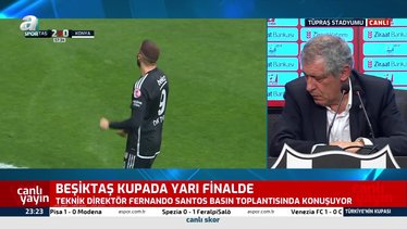 Beşiktaş'ta Fernando Santos'tan Aboubakar açıklaması! Galatasaray derbisinde oynayacak mı?