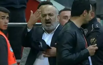 Kayserispor Başkanı Ali Çamlı sahaya indi! İşte o anlar...