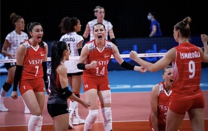 Son dakika spor haberi: Türkiye Kadın Milli Voleybol Takımı Almanya’yı 3-0 yendi!