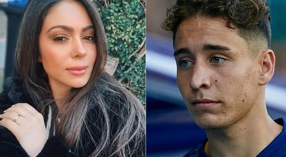 Genç futbolcu Emre Mor Brezilyalı güzel Angelica Perla’dan aşk golü yedi!