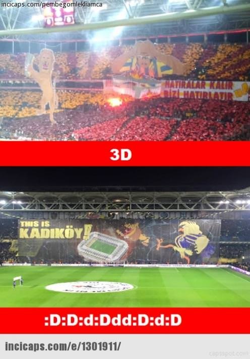 Derbi öncesi için yapılan 20 caps: 20 Kasım