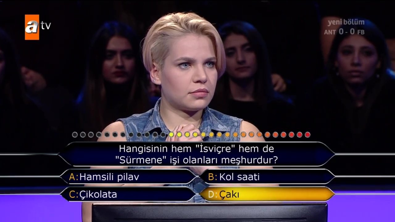 Kim Milyoner Olmak İster 796. bölüm soru ve cevapları | Futbol sorusu geceye damga vurdu