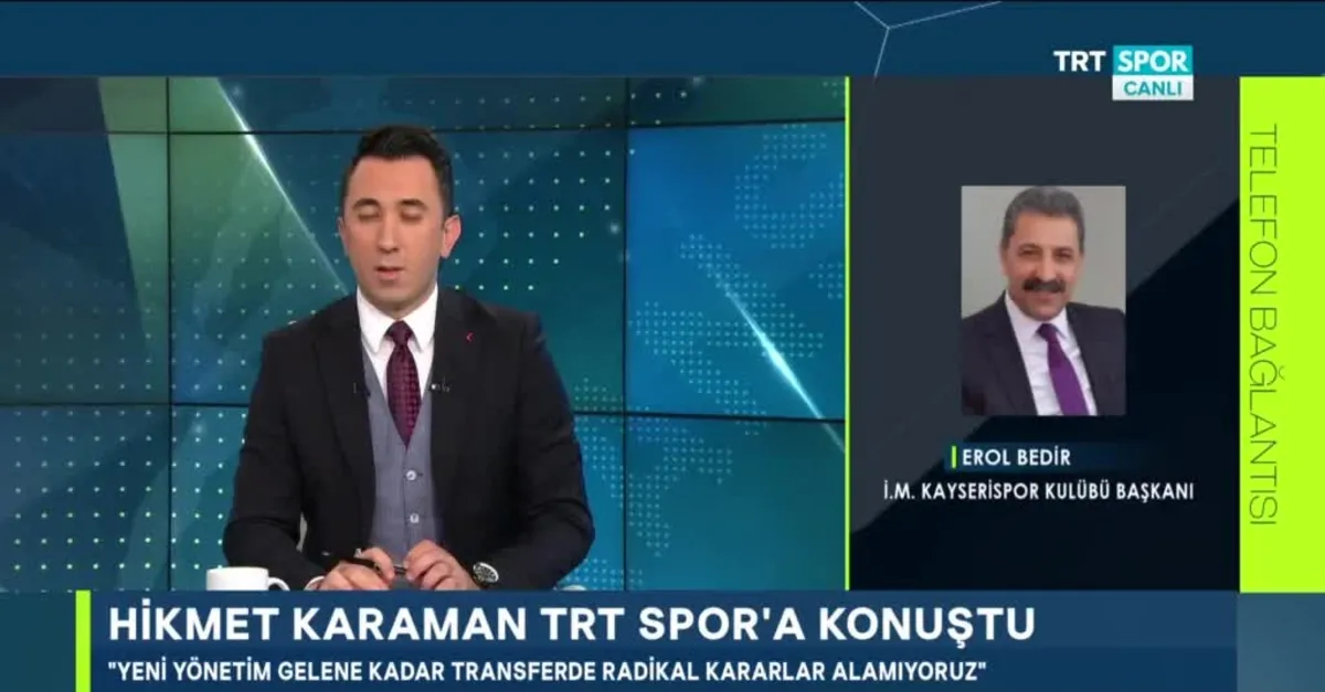 Erol Bedir'den Deniz Türüç açıklaması