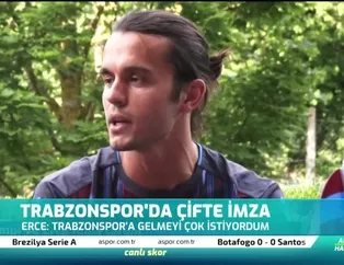 Trabzonspor'da çifte imza