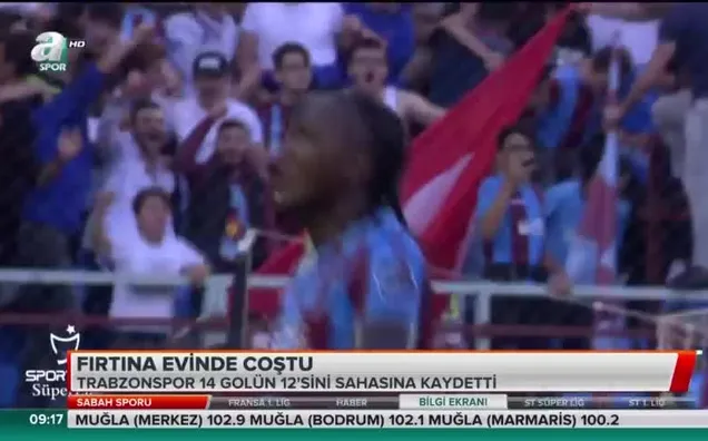 Fırtına evinde coştu!
