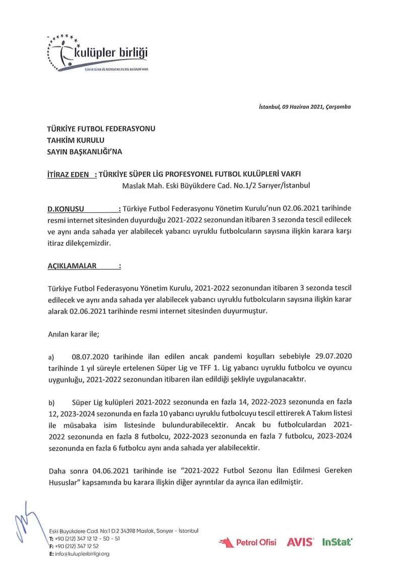Son dakika spor haberleri: Kulüpler Birliği'nden yabancı sayısı açıklaması! - 1