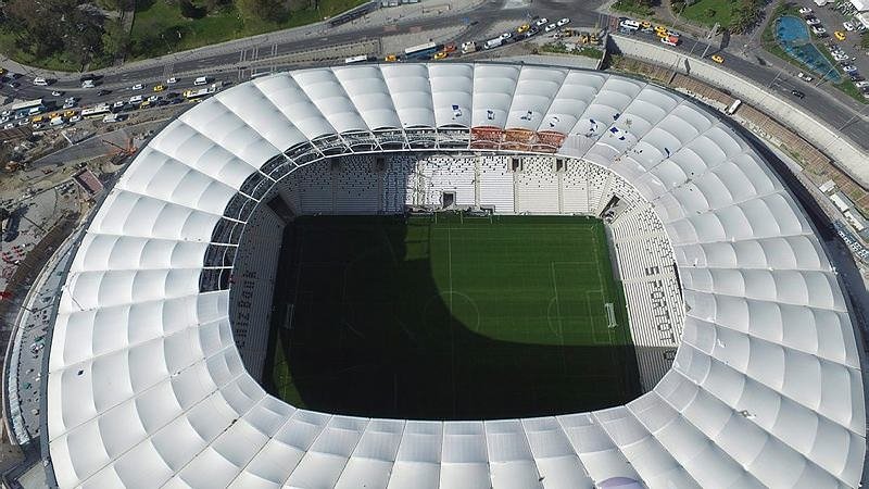 Vodafone Arena’nın son durumu havadan görüntülendi