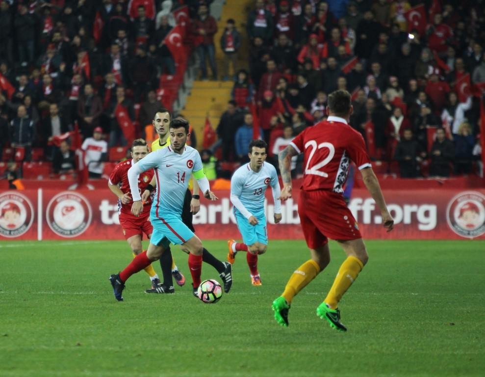 Türkiye - Moldova maçından kareler