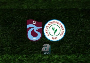 Trabzonspor Rizespor maçı saat kaçta?