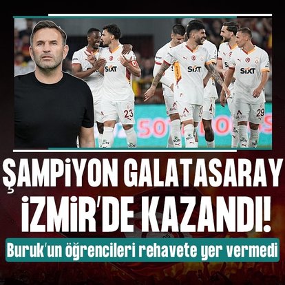 Şampiyon G.Saray İzmir’de kazandı!