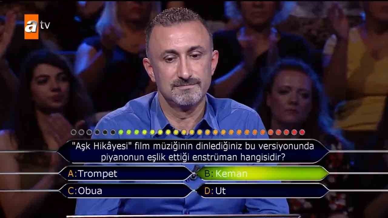 Milyoner’e damga vuran ’Futbol’ sorusu! Kim Milyoner Olmak İster 833.yeni bölüm soru ve cevapları!