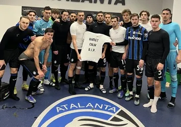 Atalanta'lı futbolcular Ahmet Çalık'ı unutmadı