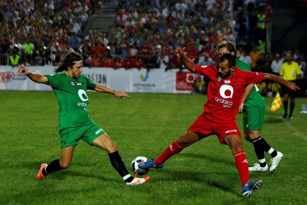 Futbol efsaneleri Lübnan’da rüzgar gibi esti