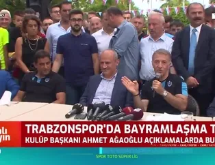 Trabzonspor'da bayramlaşma töreni!