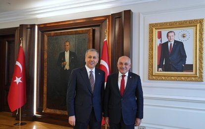TFF Başkanı Mehmet Büyükekşi İçişleri Bakanı Ali Yerlikaya’yı makamında ziyaret etti