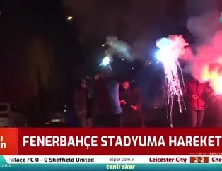 Trabzonspor ve Fenerbahçe stadyuma hareket etti