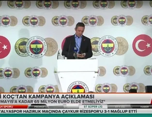 Ali Koç'tan kampanya açıklaması