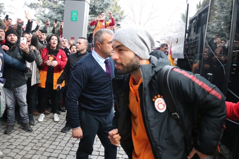 Bolu’da Galatasaray izdihamı yaşandı