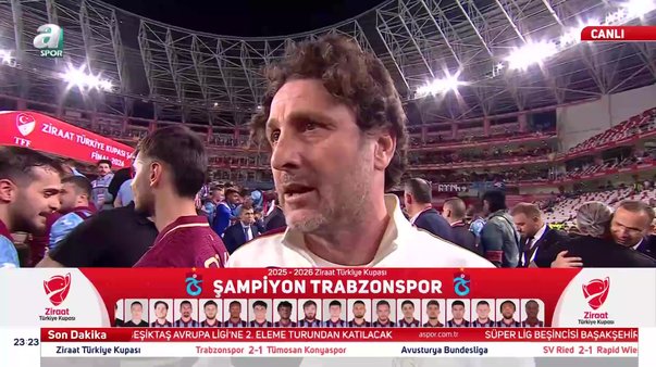 Fatih Tekke: Trabzonspor gibi bir camiayla her kupaya adaysınız!