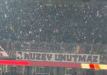 Trabzonspor tribünlerinden Ahmet Minguzzi pankartı!