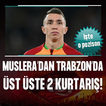 Muslera’dan Trabzon’da üst üste 2 kurtarış!
