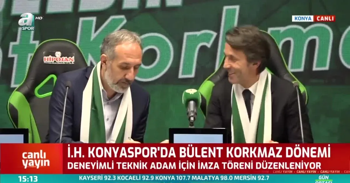 Konyaspor Bülent Korkmaz ile sözleşme imzaladı