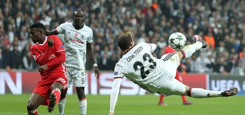 Cenk Tosun'un Benfica'ya attığı gol en iyiye aday