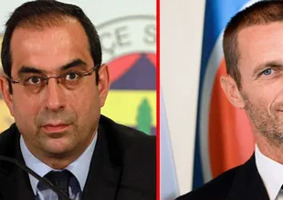 Fenerbahçe, UEFA başkanı Ceferin'le görüştü