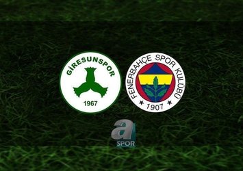 Giresunspor - Fenerbahçe | CANLI