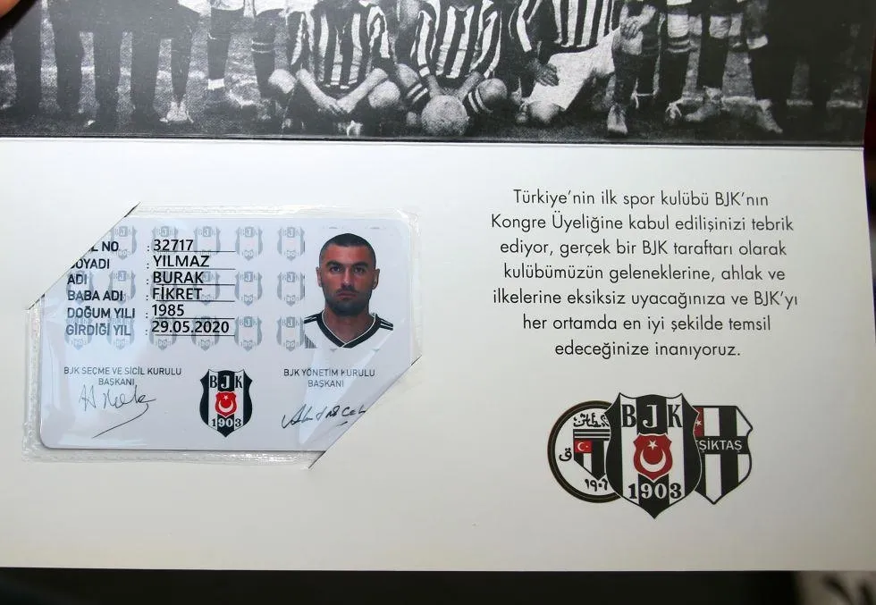 Burak Yılmaz Beşiktaş kongre üyesi oldu - 1