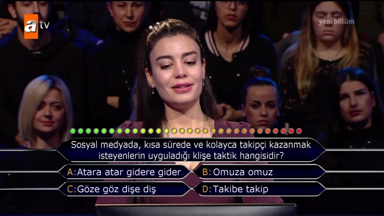 Kim Milyoner Olmak İster 797. bölüm soru ve cevapları! Geceye damga vuran soru