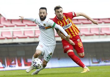 Kayserispor ile Alanyaspor yenişemedi!