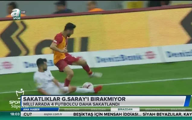 Sakatlıklar Galatasaray'ı bırakmıyor