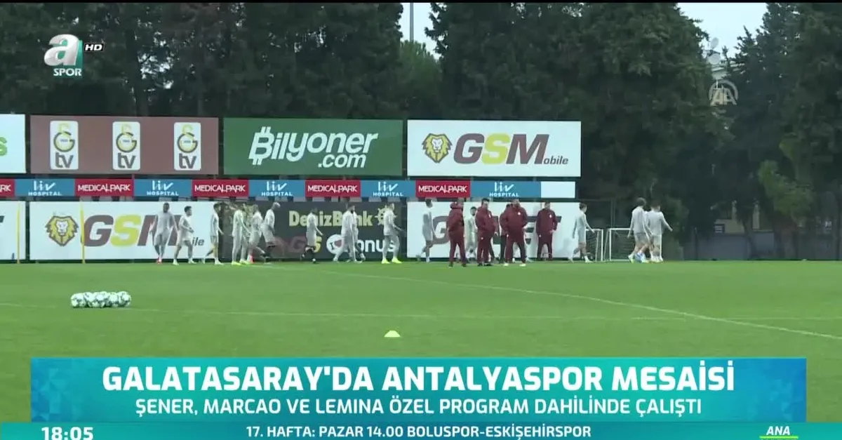 Galatasaray'da Antalyaspor mesaisi