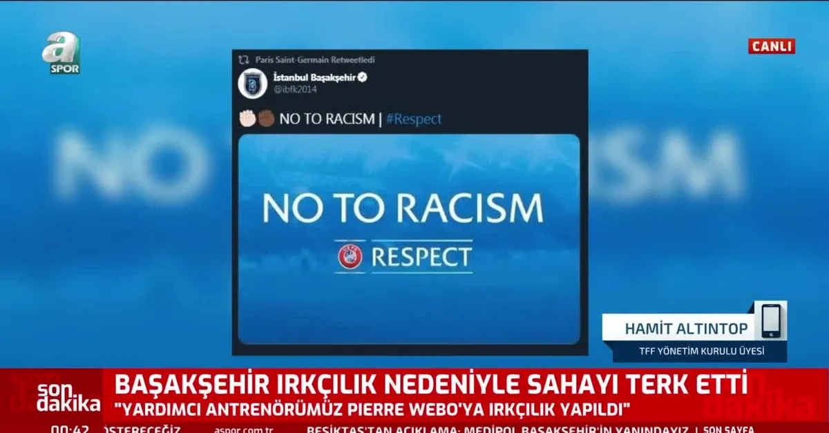 Hamit Altıntop: Başakşehir'in yanındayız