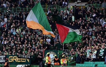 Celtic taraftarları İsrail’i protesto etti